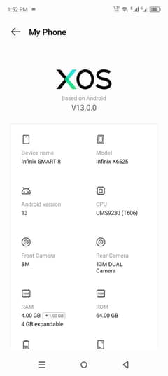 Infinix mobile hot _8