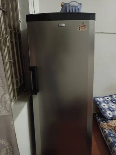 Signature Single Door Refrigerator Grey – Stylish & Compact Design