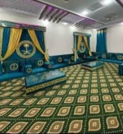 sofa set/Arabic Majlis/Hujra Bethak/Curtains/running foot 03044333349