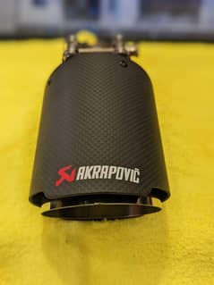 Akrapovic original carbon fibre muffler tips