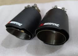 Akrapovic original carbon fibre muffler tips