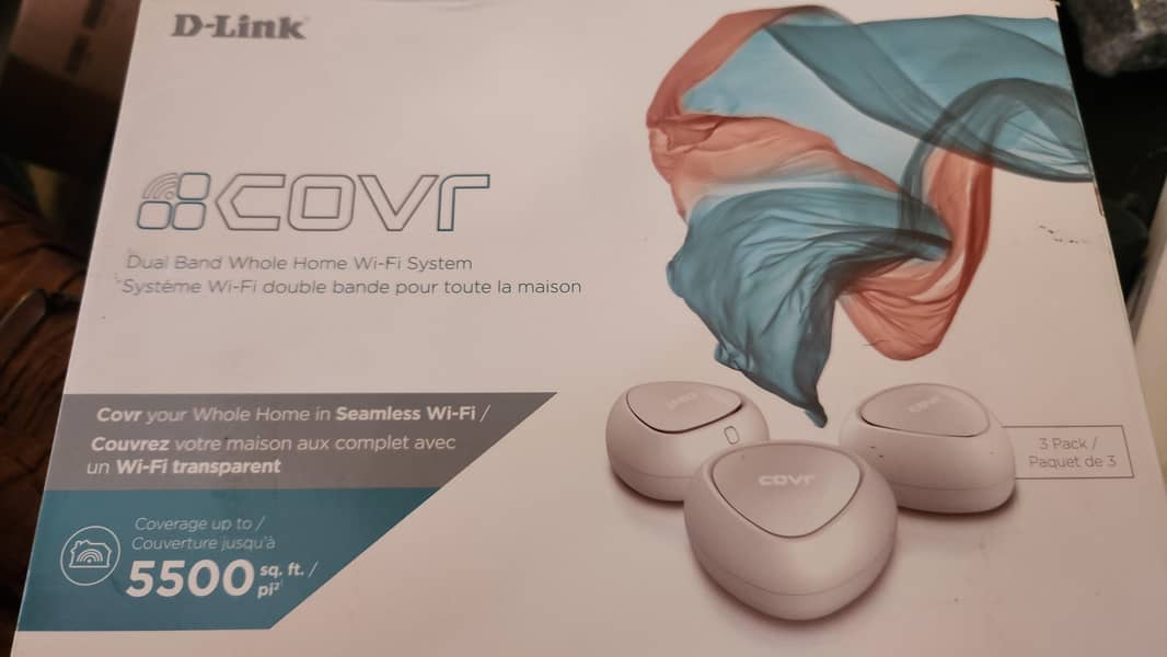 D-Link COVR-C1213 (3-pack), mesh wifi system 1