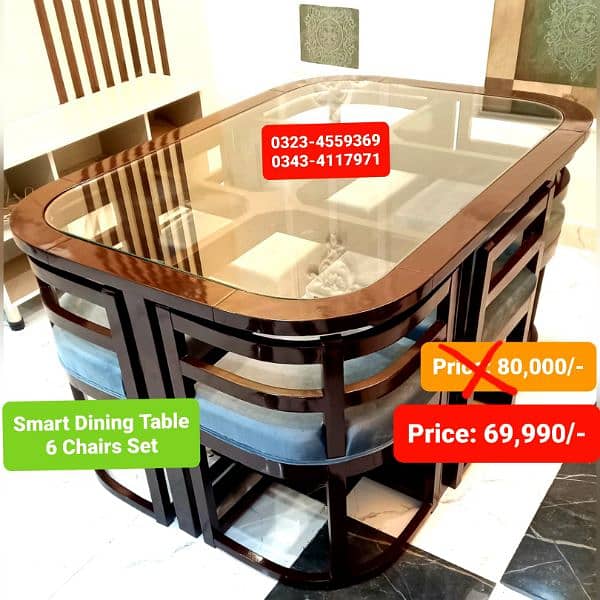 Dining table / Smart dining table / round table dining set / table 2