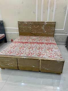 Brand New King Size Poshish Bed With New Matress 03244112552
