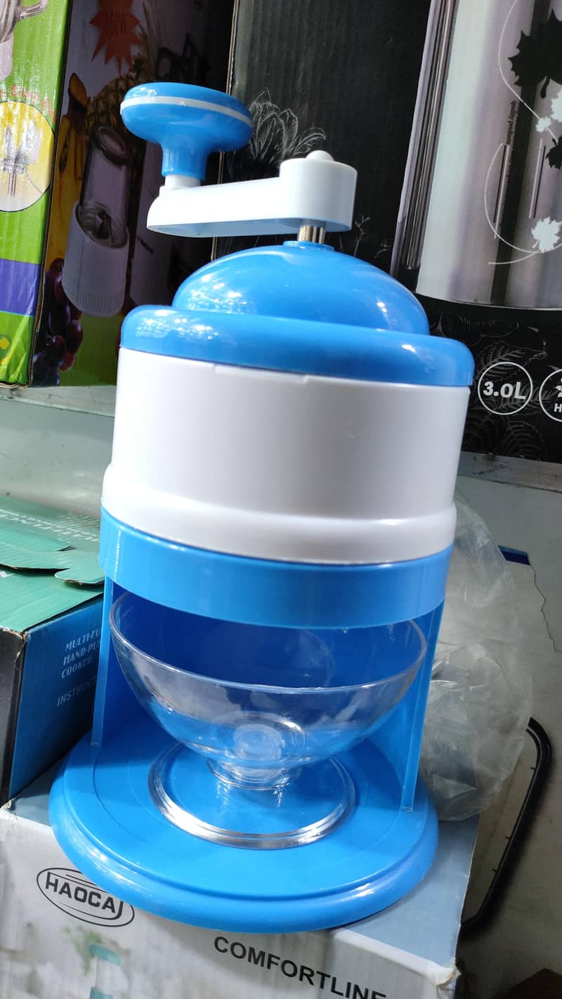 Ice gola maker manual machine for home easy to use 7