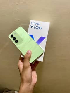 Vivo Y100 6 Month warranty  256Memory 8+8 16Ram full Box  03185146868