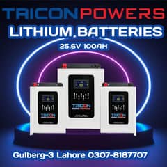 Lithium Batteries 24v 100Ah with 6000 life Cycles