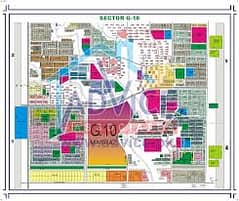14 Marla Commercial posessionable Plot Available for sale in CDA sector G-10/1 , infront of islamabad high court Islamabad . Demand 35 crore