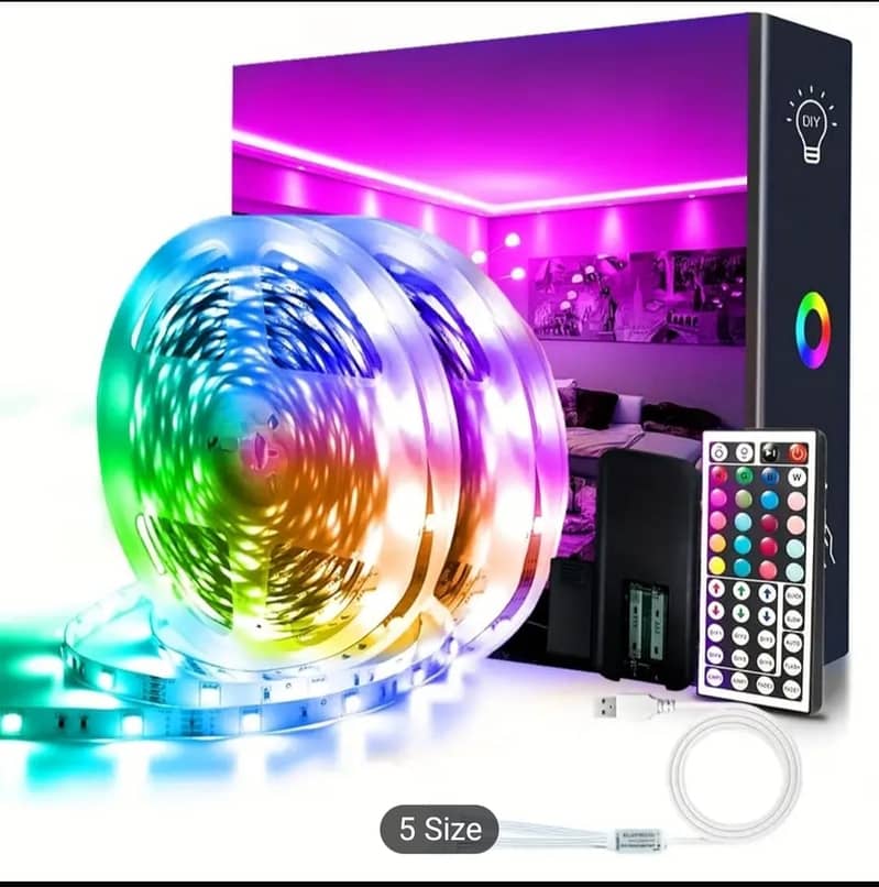 RGB Led Strip 30.48meter, Ceiling light with Remote Control 3