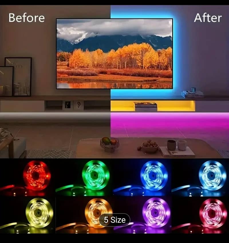 RGB Led Strip 30.48meter, Ceiling light with Remote Control 4
