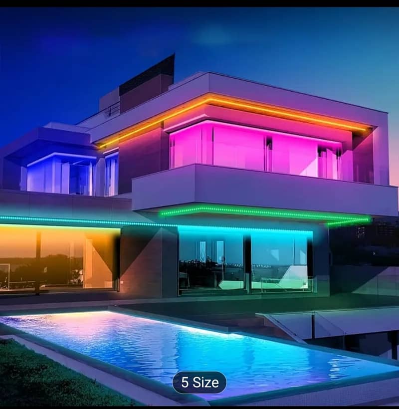 RGB Led Strip 30.48meter, Ceiling light with Remote Control 7