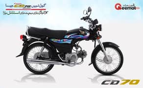 Honda CD-70 Available On Easy Installment Plan