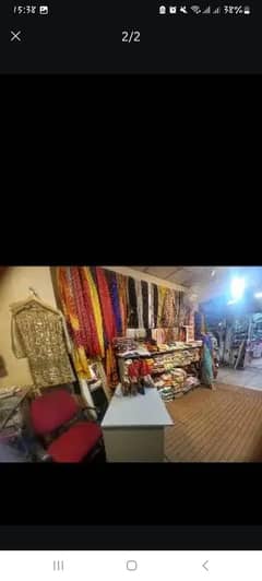 clothing rack and table chair