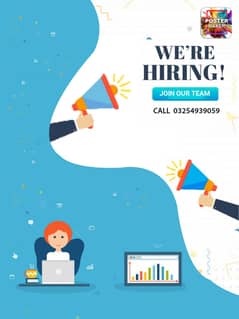 We need a staff for online marketing