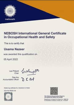 Nebosh Safety Officer Diploma
