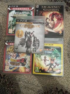 PS3 games pack of 5 including 10 games