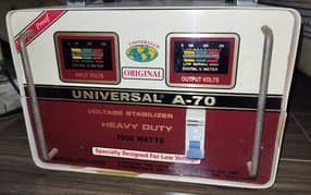 Universal Model A-70 voltage stabilizer 7000 watts.