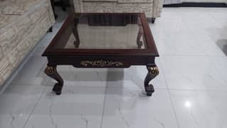 7 seater sofa set with 3 tables  (1 center table + 2 side table)