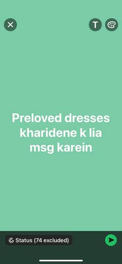 Preloved dresses