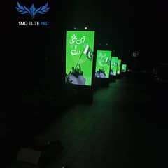 Outdoor SMD Screen/SMD Standee/Indoor Pole Stream/Commercial Display
