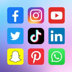 Social media executive male and female