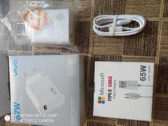 Vivo 65w Fast Charger With Fast Type C Cable