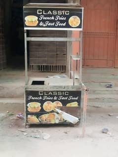 stell made fries counter internal machine fryer