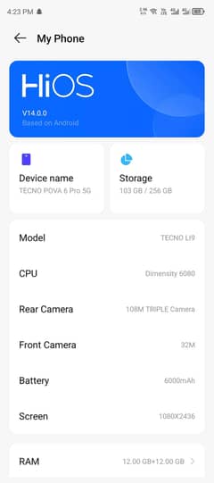 pova 6 pro 5g