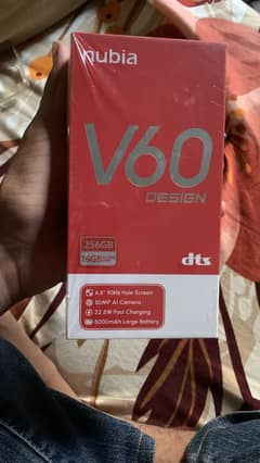 Nubia v60 with box and charger urgent sale only one month used