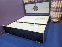 king size bed with New metres Rs50000