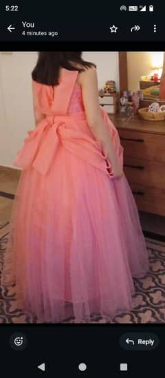 pink blush poofy dress by zee zou