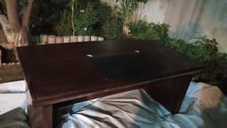Selling Office Table & Side Tables along with a study table and chair