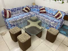 Corner sofa set L shape
