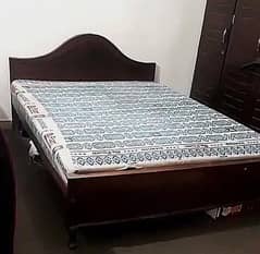 pure wood Queen Bed