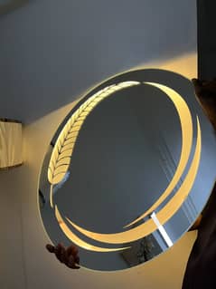 Mirror with lights