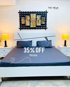 Bed King 2 Side Tables Best Quality In Your Choice Colours
