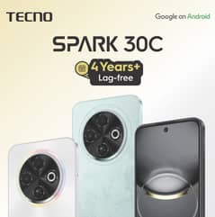 Tecno Spark 30C (6/128GB) Available On Easy Installemnt`s Plan