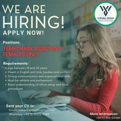 Temporary Secretary to Director Islamabad - ONLY FEMALES
