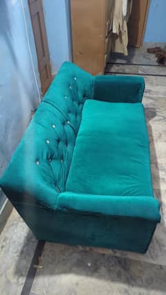 Velvet Green Sofa