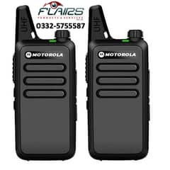 Motorola C1 Pair Mini Walkie Talkie Long Range Two Way Wireless radios