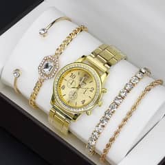 womens watch with bracelet , new , shipping from Saudi Arabia