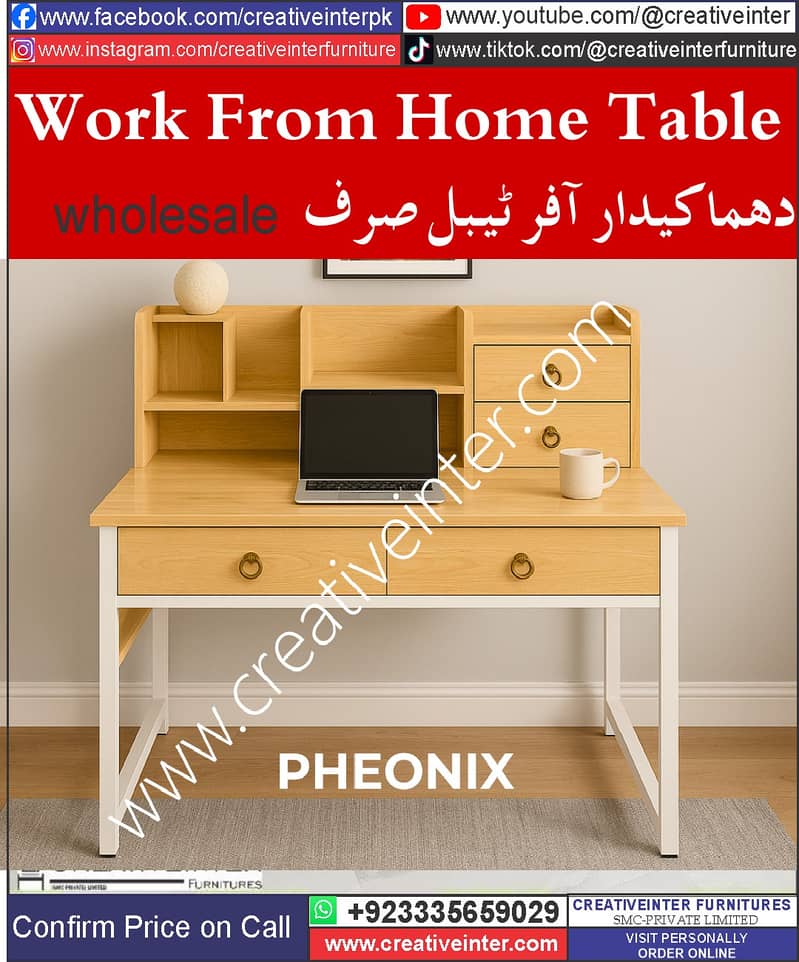 Office Table Study Table Working Desk Computer Gaming Table 0