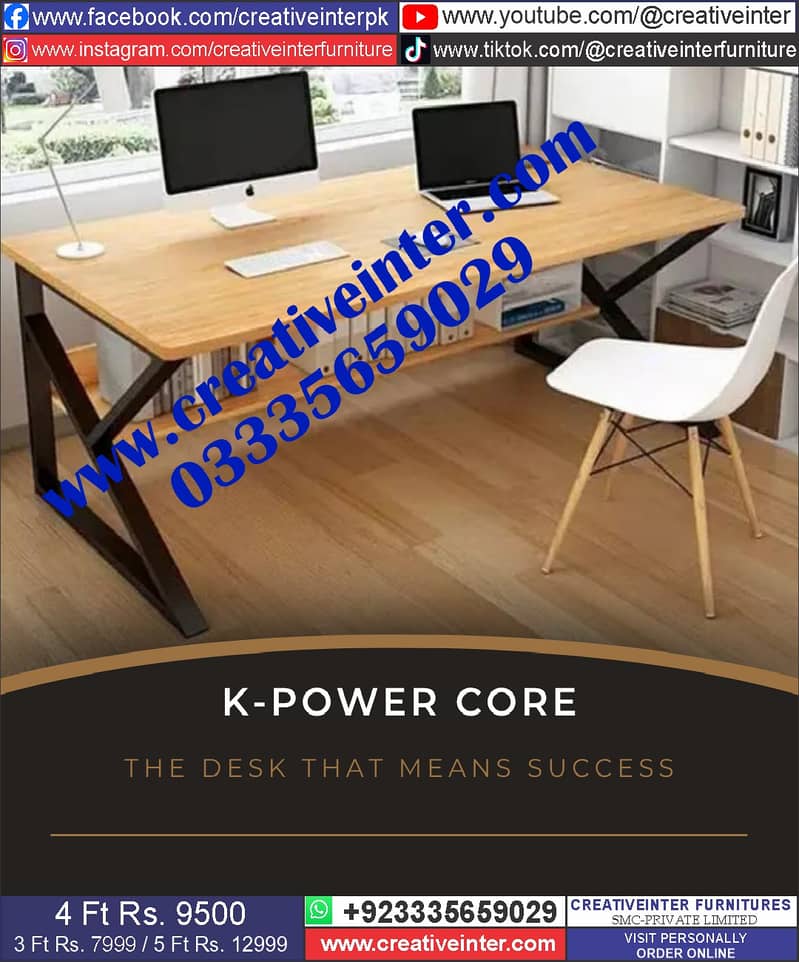 Office Table Study Table Working Desk Computer Gaming Table 1