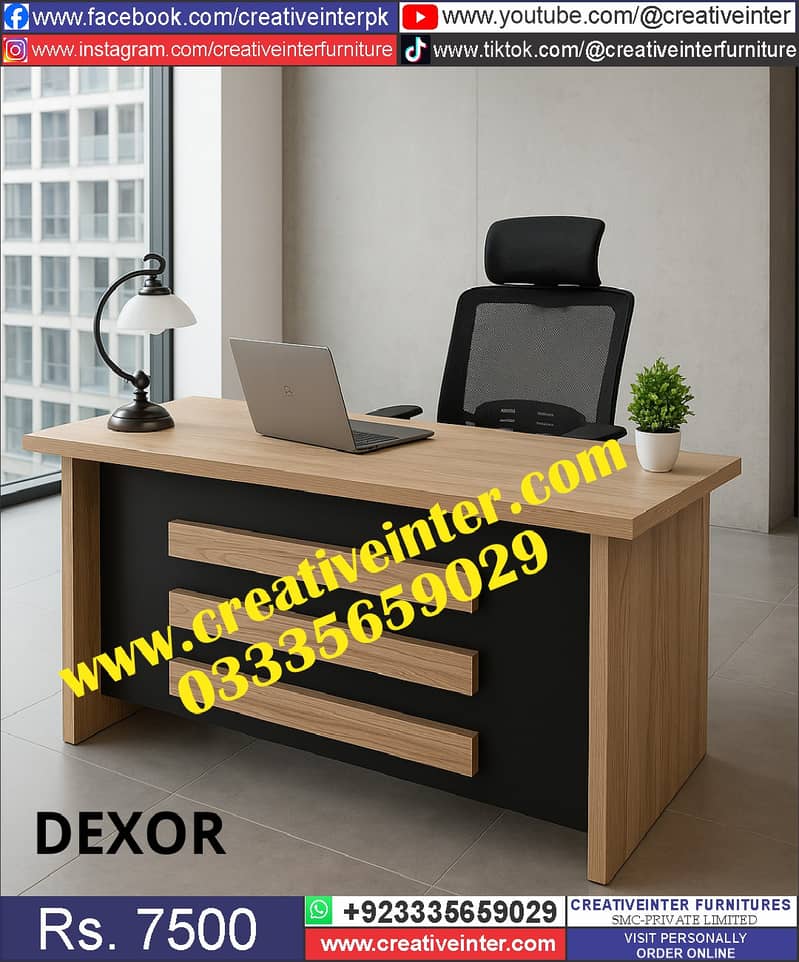Office Table Study Table Working Desk Computer Gaming Table 18