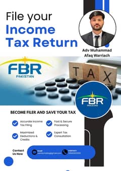File Your Income Tax | Sale Tax | NTN registration | Partnership