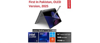 First in Pakistan, New Lenovo Ideapad 5 2 in 1 2025 13th gen X360 OLED