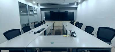 F-7 Elite 6,000 Sqft Fully Furnished Office Lift,HVAC, 2 side Parking Available
