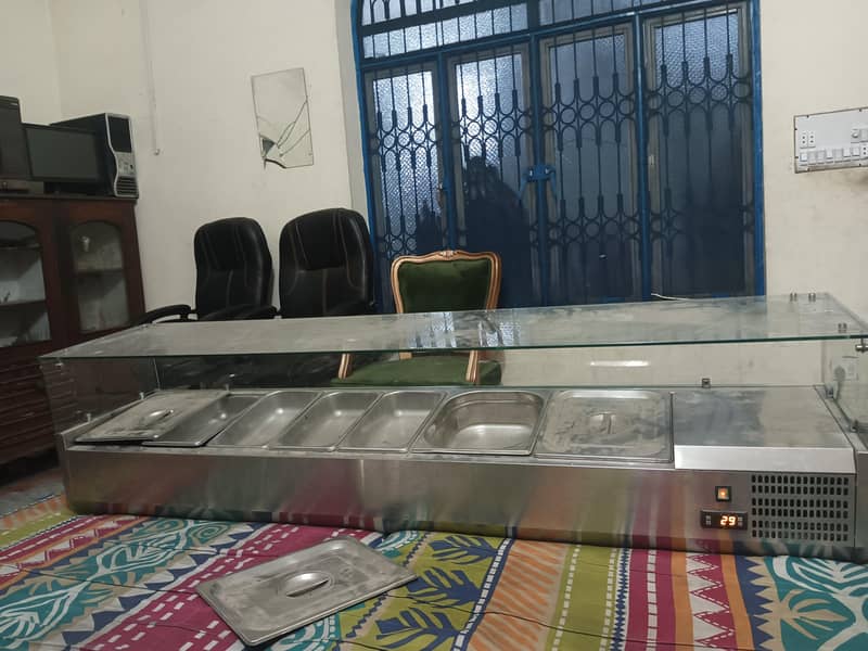 salad bar counter with Colling unit 2