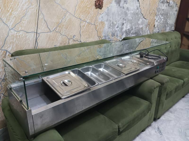salad bar counter with Colling unit 5