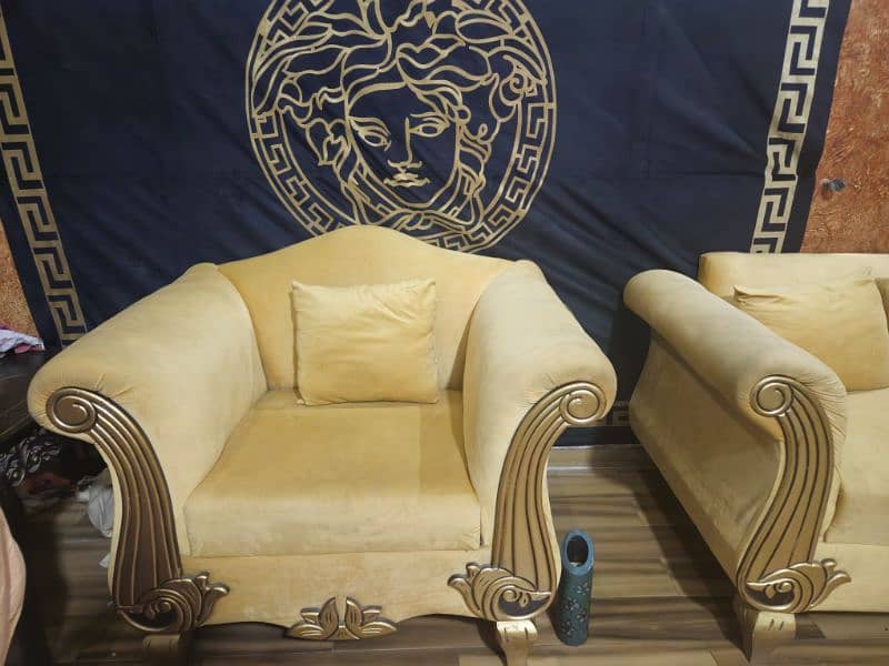 SOFA SET + DAINING TABLE + BINGARA + TABLES 2